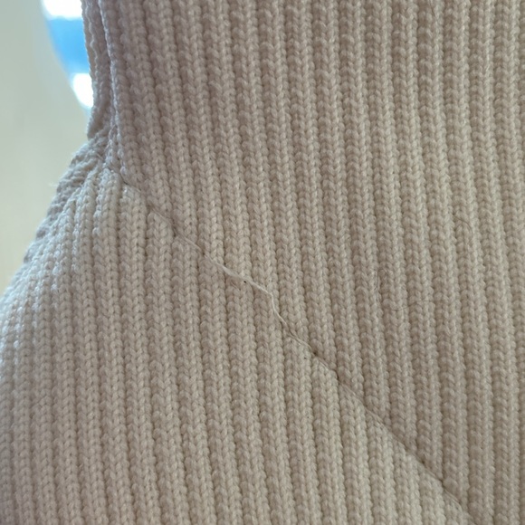 Chase & Chloe cream white sock ankle boot - Picture 8 of 8